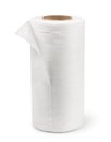 White rolled towel