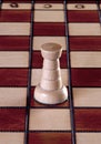 White Rook chess piece Royalty Free Stock Photo