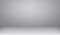 White room background. Abstract empty studio. Horizontal bg. Light scene. Simple grey neutral color backdrop. Vector illustration Royalty Free Stock Photo