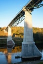 White Rose Bridge for pedestrians and cyclists in Alytus, Lithuania