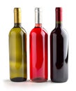 White, rosÃÂ¨ and red wine Royalty Free Stock Photo