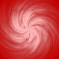 A white rotating galaxy on a red background. Red abstraction with a drawing in the center.