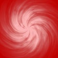 A white rotating galaxy on a red background. Red abstraction with a drawing in the center.