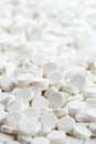 White round medicine tablet antibiotic pills Royalty Free Stock Photo