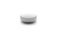 A white round object on a white surface (ai generated) Royalty Free Stock Photo