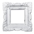 White rustic picture frame