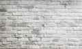 White Rustic Texture. Retro Whitewashed Old Brick Wall Surface. Vintage Structure. Grungy Shabby Uneven Painted Plaster