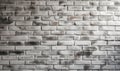 White Rustic Texture. Retro Whitewashed Old Brick Wall Surface. Vintage Structure. Grungy Shabby Uneven Painted Plaster