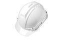 White safety helmet isolated on white background Royalty Free Stock Photo