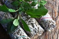 White Sage Smudge Bundles Royalty Free Stock Photo