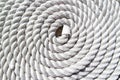 White sailor ropes Royalty Free Stock Photo