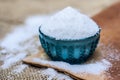 Table Salt also known as Sodium Chloride. Royalty Free Stock Photo