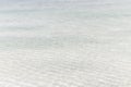 White salt surface under clear water of Baskunchak lake, Russia Royalty Free Stock Photo