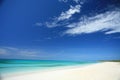 White sand beach Royalty Free Stock Photo