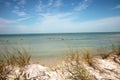 White sand beach and aqua blue water of Pass in Naples, Flo Royalty Free Stock Photo