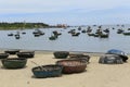 White sand beach in danang in Vietnam