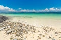 White sand beach at Khang Khao Island Bat island, The beautiful sea Ranong Province, Thailand