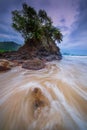 White Sand Beach of Kiluan Lampung Royalty Free Stock Photo