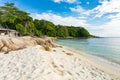 White sand beach at Koh Munnork island , Rayong, Thailand