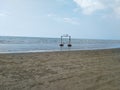White Sand Beach in Rembang Regency