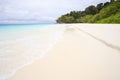 White sand beach of tachai island southern thailand Royalty Free Stock Photo