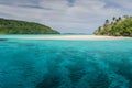 White sand beaches in the kingdom of Tonga