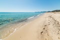 White sand and clear water in Piscina Rei beach Royalty Free Stock Photo