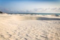 White sand dune Royalty Free Stock Photo