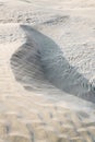 White sand dune Royalty Free Stock Photo