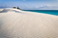 White sand dune Royalty Free Stock Photo