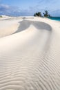 White sand dune Royalty Free Stock Photo