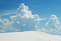 White sand dunes Royalty Free Stock Photo