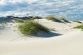 White Sand Dunes Royalty Free Stock Photo