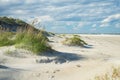 White Sand Dunes Royalty Free Stock Photo