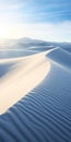 Capturing The Serene Beauty Of A White Sand Desert