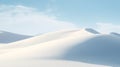 White Sand Dunes: A Tranquil Vray Tracing Landscape In 8k Resolution Royalty Free Stock Photo