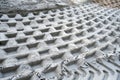 White sand with geometric prints Royalty Free Stock Photo