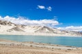 White Sand Lake along Karakorum Highway, Xinjiang, China.