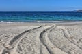 White-sand Playa Conchal, Costa Rica Royalty Free Stock Photo