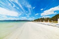 White sand in Puntaldia beach