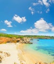 White sand by the sea in Alghero Royalty Free Stock Photo