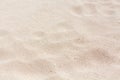 White sand texture background, wavy sandy pattern, sand grains backdrop, sand surface top view, desert dune, tropical sea beach Royalty Free Stock Photo