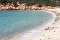 White sand of Tuerredda beach in Sardinia Royalty Free Stock Photo