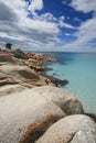 White Sand Turquoise Water Binalong Bay Royalty Free Stock Photo