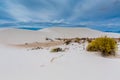 The White Sands Desert Dunes of White Sands Monument National Park Royalty Free Stock Photo