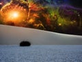 White Sands Fantasy Landscape Royalty Free Stock Photo