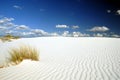 White Sands Landscape Royalty Free Stock Photo