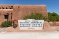 White Sands National Monument Visitor Center Sign