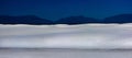 White Sands New Mexico at night Royalty Free Stock Photo