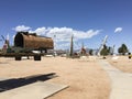 White Sands Rocket Garden and Museum Royalty Free Stock Photo